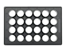 德國(guó)艾本德(Eppendorf)Cell Imaging Plates，帶板蓋，黑色底透，平底無菌、無熱原,無RNase和DNase,無人類和細(xì)菌DNA。無細(xì)胞毒素,24孔細(xì)胞成像培養(yǎng)板,25μm薄膜